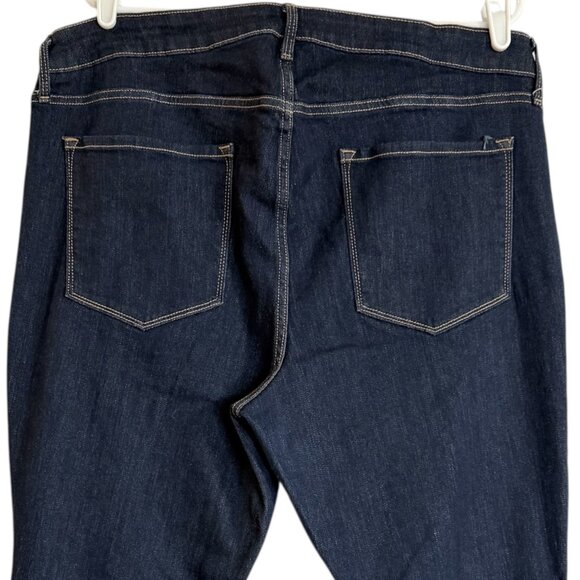 Old Navy Women's Stretch Boot Cut Mid Rise Blue Denim Jeans Plus Size 18 - Picture 4 of 10